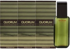 Lot of 3 Pc - Quorum by Antonio Puig 3.4 oz EDT Cologne for Men New In Box