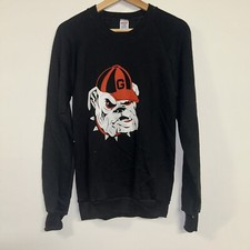 Vintage 1980  s Georgia Bulldogs Crewneck, Russell, Deadstock NWT, Size Small