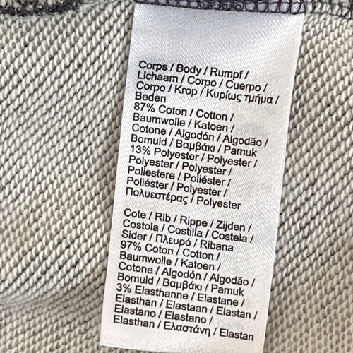 Lacoste Sport Hoodie Women's 42 Black Heather Full Zip Sweatshirt - Picture 12 of 16