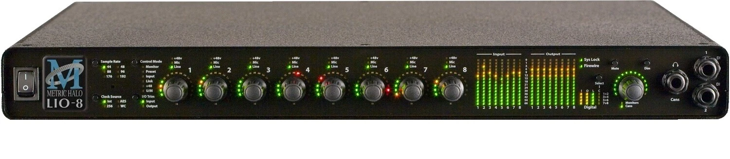 Interfaces MIDI Metric Halo 8 canales