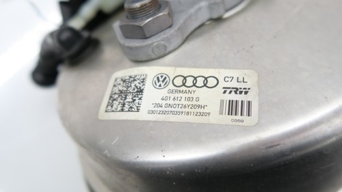 2012-2017 Audi A7 C7 OEM 3.0L Power Brake Booster W/ Master Brake Cylinder - Picture 6 of 7