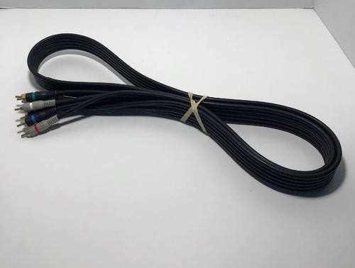 RCA COMPONENT VIDEO CABLE WITH AUDIO 5 RED GREEN BLUE Gray - Picture 3 of 12
