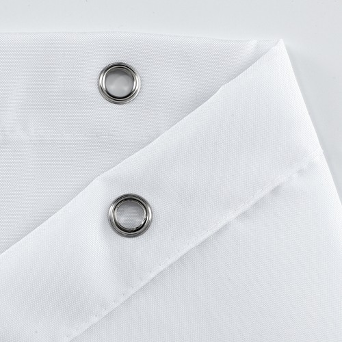 Hotel 100 % wasserabweisender Stoff Duschvorhang mit Taschen - verschiedene Farben - Bild 14 von 26