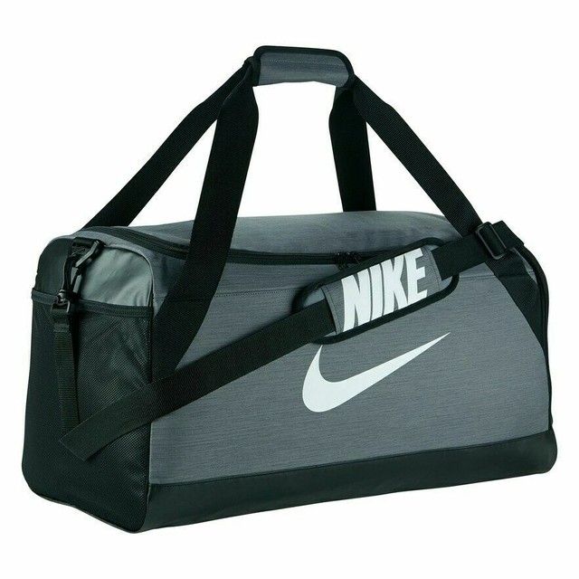 Nike Coated Brasilia Training Duffel Gym Bag Blue Black for sale online | eBay