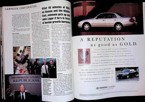 George Magazine Inaugural Issue Oct Nov 1995 Madonna JFK Wallace No Label - Imagen 24 de 24