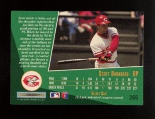 1993 Score Select Baseball, # 201 to # 405, U-PICK, finish your set, NM/M, RB6 - Picture 94 of 286