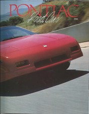 VINTAGE PONTIAC 1988 ROAD CARS SALES CATALOG BROCHURE
