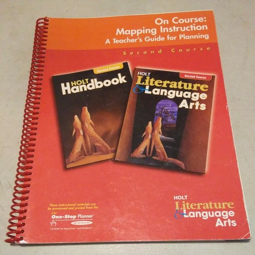 Holt Lit Language Arts - Mapping Instruction Teachers Plan Guide - Second Course - Foto 1 di 3