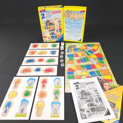 UNPUNCHED Ravensburger 2 Erste Spiele/2 First Games Children's Game Learn Colors