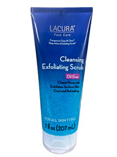 Cleansing Exfoliating Scrub Oil-Free Face Wash, Deep Clean with Jojoba Beads 7oz