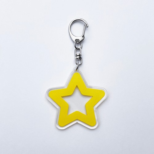 Premium Squid Game Flat Dalgona Icon Keychain Star Umbrella Triangle O Set of 4 - Picture 4 of 6