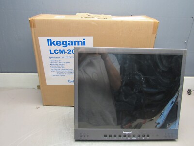 IKEGAMI LCM-201H 20'' LCD CCTV MONITOR 1600x1200@60HZ 800:1 NEW IN BOX !! M/O !!