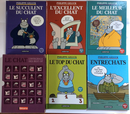 Philippe GELUCK - LE CHAT l'intégrale des best of - coffret de 5 albums ...