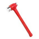 24 oz Dead Blow Hammer Dual Head Ball Peen Blow Striking Flat Pein Non-Slip