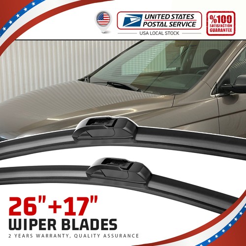 Front Windshield OEM Wiper Blades Pair 26"+17" For Nissan Pathfinder