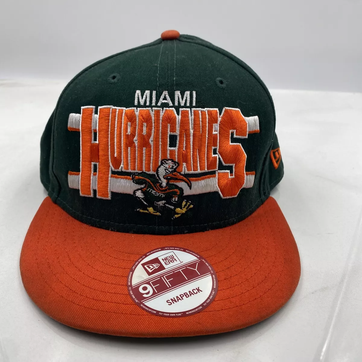 Miami hurricanes cheap fitted hat