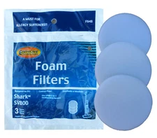 Fits For Shark SV800 Cordless Stick Vacuum Filter Dust Cup 3PK # F648, XF800W