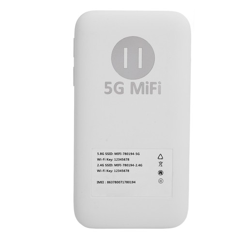 5G WiFi 6 Mobile Hotspot High Speed Support 16 Devices 6100mAh Portable WiF - Picture 15 of 23