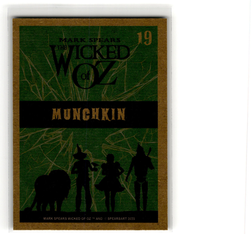 Mark Spears Wicked of Oz Sammelkarten Serie 1 Munchkin #19 - Bild 2 von 2