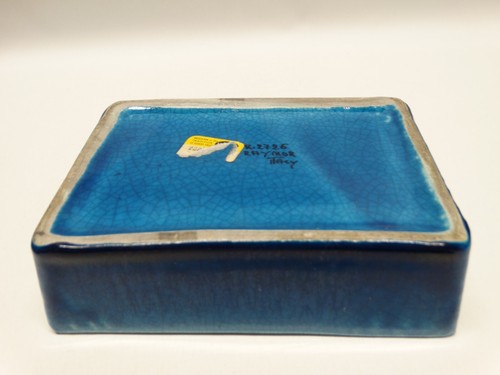 Vtg 1960s Alvino Bagni for Raymor Pottery Rimni Blue Bird Cigarette Trinket Box - Picture 7 of 13
