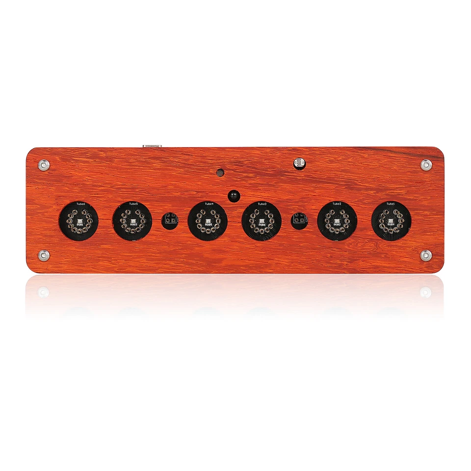 Retro IN-8/14 Nixie Alarm Clock Wooden Digital USB Clock IR Remote DIY NO TUBES - Image 2 of 4