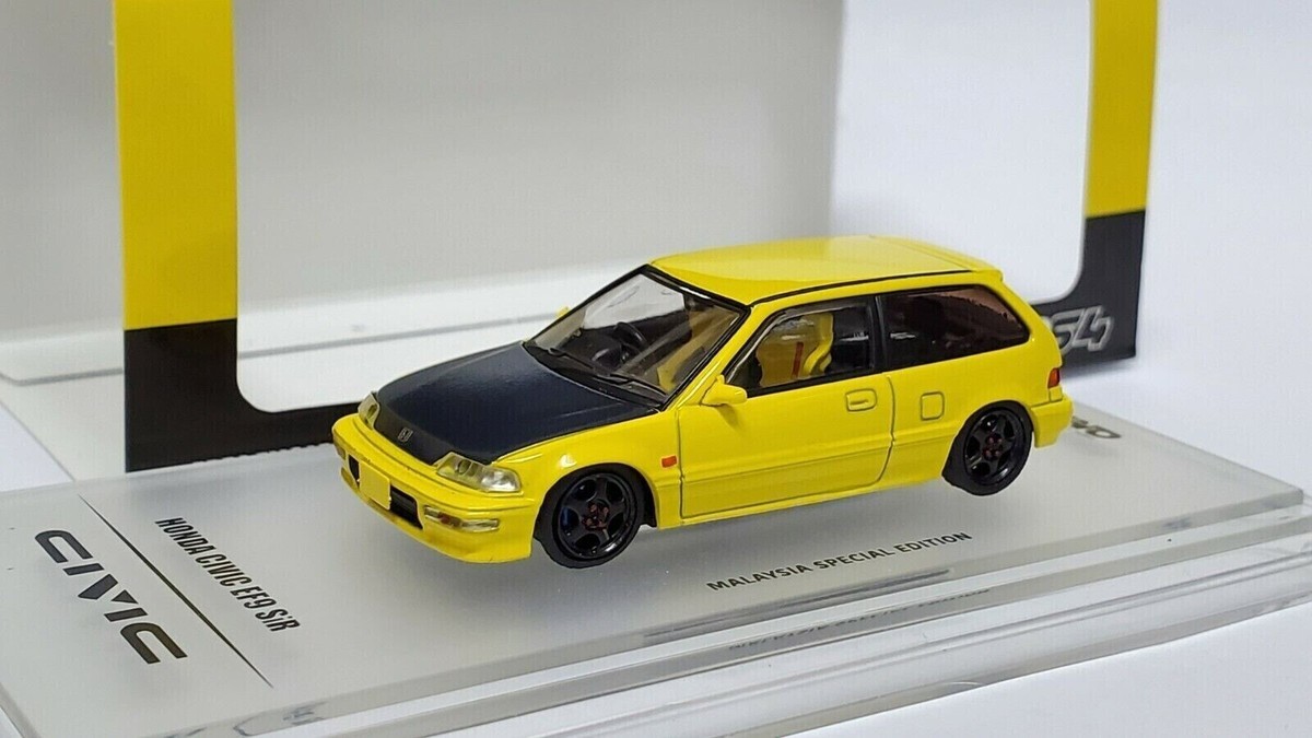 イノモデル　inno64 HONDA CIVIC EF9 INNO64 HONDA CIVIC FERIO SiR EF9 Red INNO 64 Japan Special