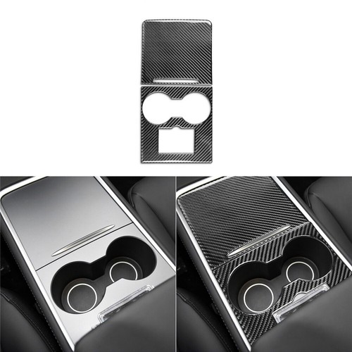 71Pcs Carbon Fiber Interior Full Set Cover Trim For Tesla Model Y 3 2017-2022 - Bild 12 von 24