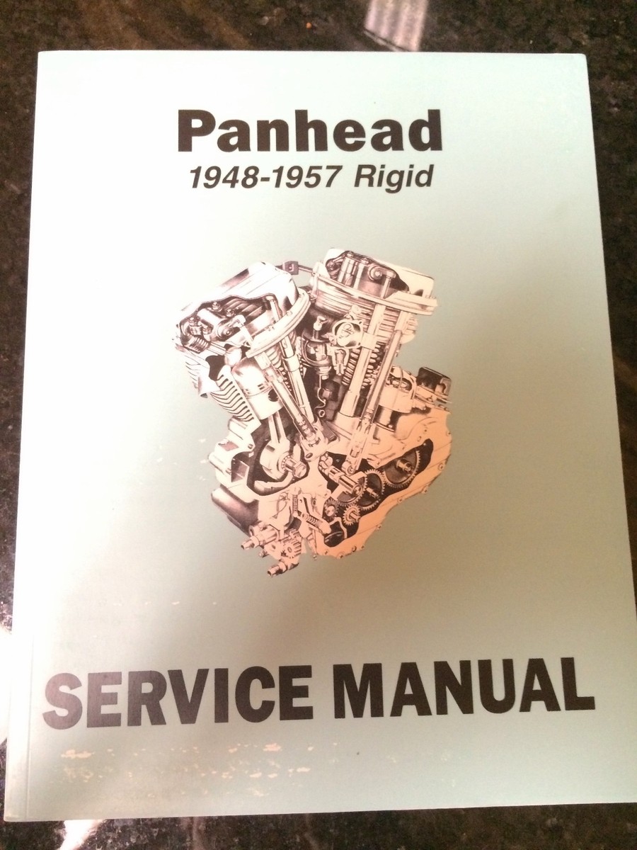 Harley EL FL FLH Service Manual 1948 to 1957 Panhead Rigid Hydra