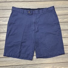 Peter Millar Men s Navy Blue Chino Golf Shorts Size 36 Pima Cotton