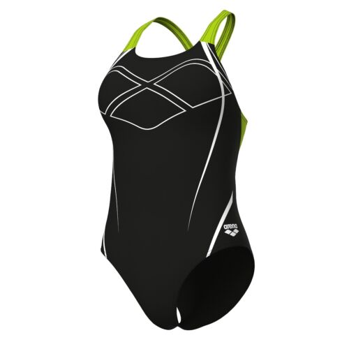 arena Graphic Swim Pro Back Badeanzug Swimsuit Frauen Damen chlorbeständig - Bild 8 von 13