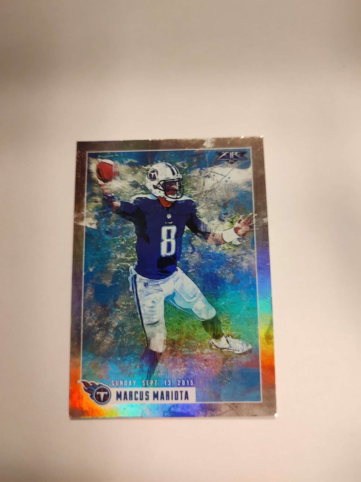 Marcus Mariota Topps Fire Transcendent Touchdowns #TTMM Base
