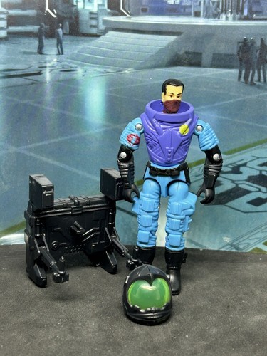 Nuovo 1987 Style Gi Joe Payload Black Major Defiant Elite Cobra Star Trooper Space - Foto 2 di 11