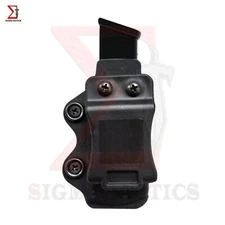 Tactical IWB/OWB Kydex Magazine Pouch Mag Holster Fo Glock 17/19/26/27 Stack Mag