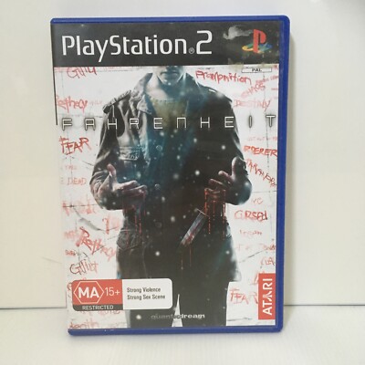 Fahrenheit Game with Manual PlayStation 2 PS2