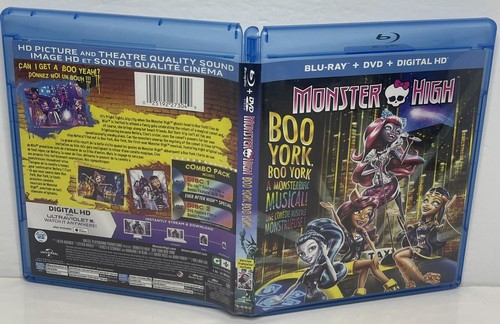 Monster High Boo York Boo York (Bluray, DVD, 2015, Animated Musical, OOP) Cad - Picture 3 of 8
