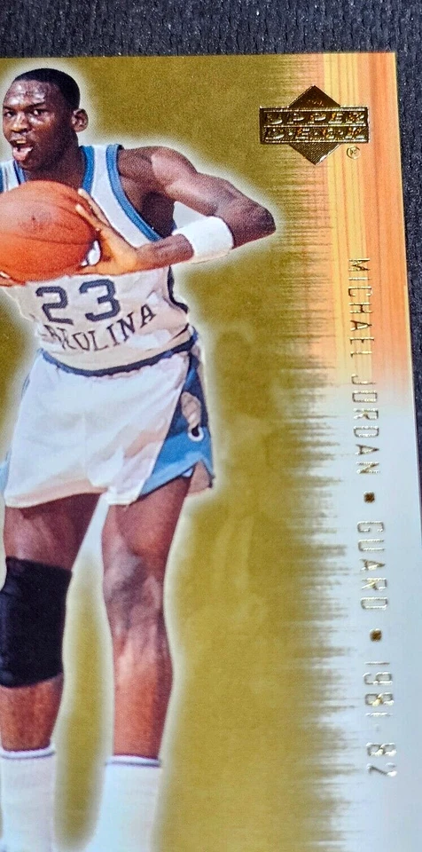 2001 Michael Jordan Upper Deck MJ's Back 23 Karat Gold MJ4 22/23 mint - Image 4 of 4