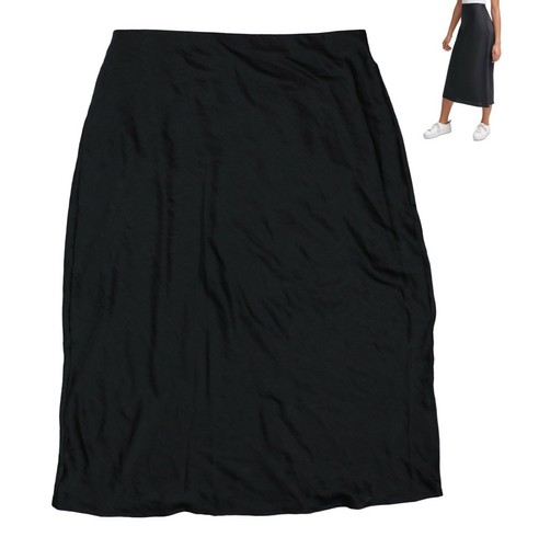 Calvin Klein Jeans Solid Color Lightweight Midi Length Skirt NWT Pick Size/Color - Picture 3 of 3