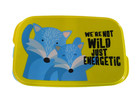 Childrens Lunch Box We're Not Wild Just Energetic Tupperware 590ml 2 Sections VG