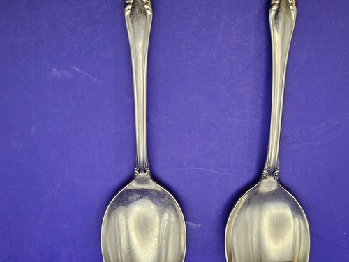 2er Set Oneida Oneidacraft Deluxe CHATEAU Edelstahl Suppenlöffel oder ovale - Bild 5 von 10