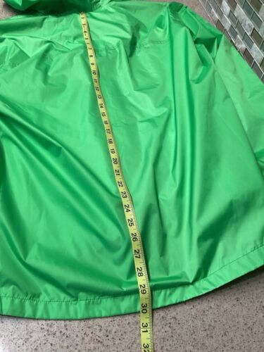 Lands' End Full Zip Packable Hooded Jacket Windbreaker Men’s Size XL Green NEW - Picture 12 of 15