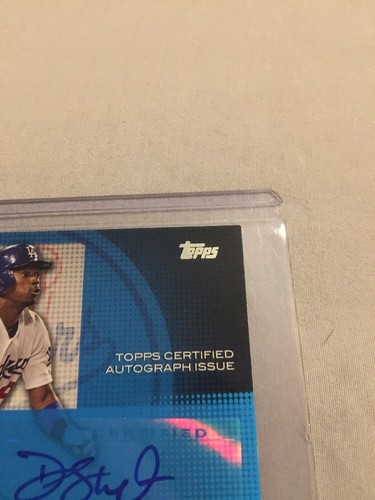 Dee Gordon 2013 Topps Auto Autograph Chasing The Dream Signed Card !!!! - Picture 3 of 6