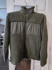Weatherproof Vintage Mens Large Fleece Jacket Green 