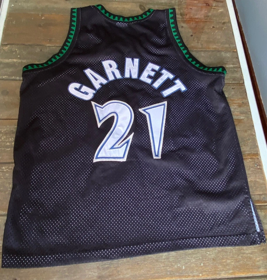 CAMISETA DE COLECCIÓN RARA AUTÉNTICA STARTER MINNESOTA TIMBERWOLVES #21 GRANATE TALLA 48 Foto 2 de 4