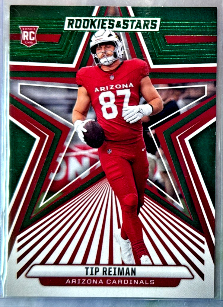 Tip Reiman 2024 Panini Rookies & Stars Green Foil Rookie Card-#192 Cardinals RC