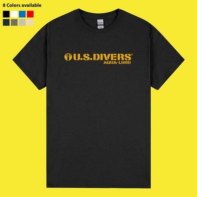 New Shirt AQUA LUNG U.S. Divers Logo T-Shirt Funny Gift Made In USA S - 5XL