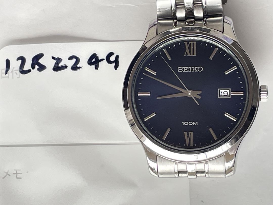 時計 SEIKO 6N42-00F0 100m WATER RESIST Seiko 6N42-00F0 Analog Solar Men 100M Water Resist Vintage