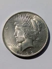 1922-P Peace Silver Dollar, 90% Silver Coin, Very Original Luster