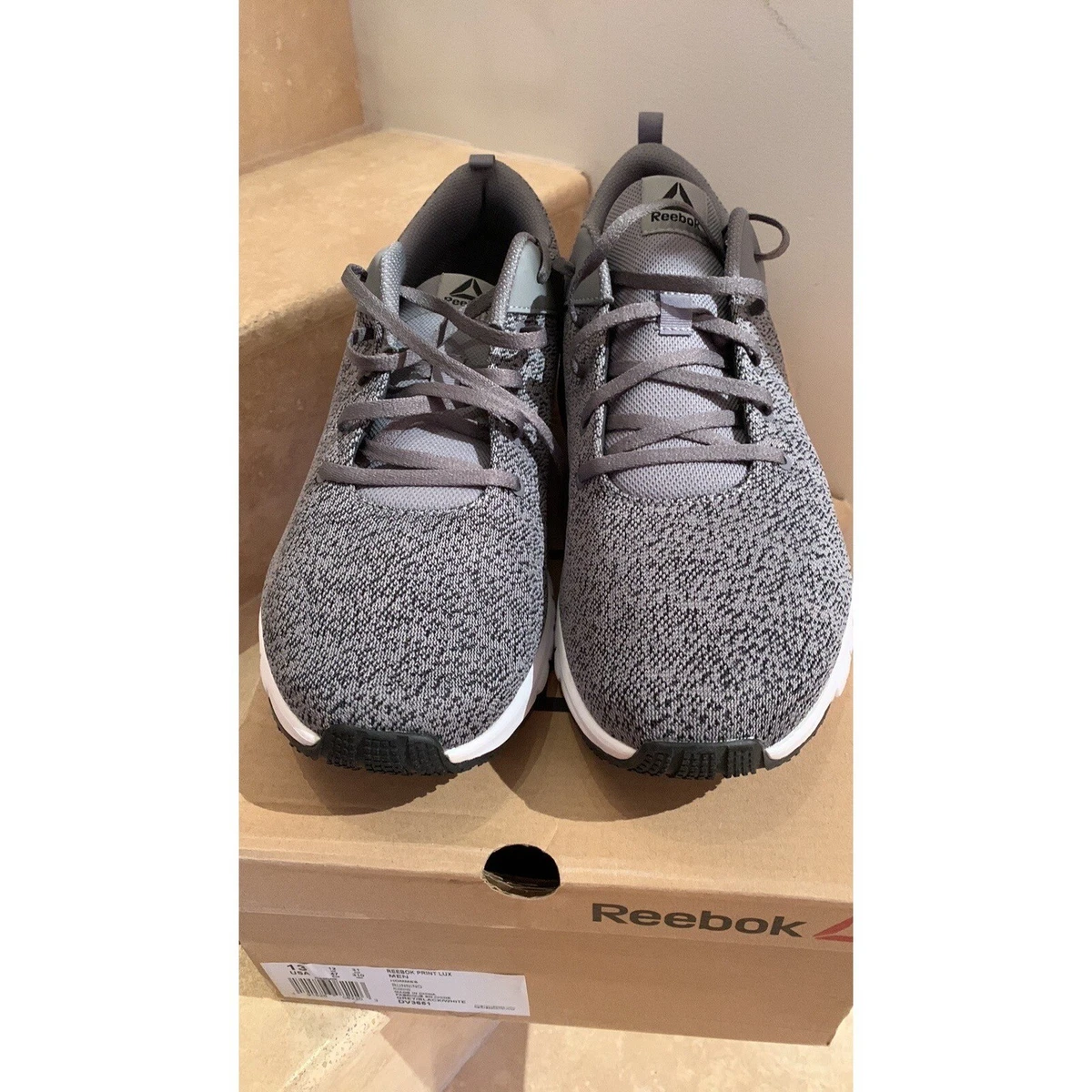 Reebok Print Lux Gray for Sale | Authenticity Guaranteed | eBay