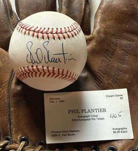 Phil Plantier Signed Autographed Official American League (OAL) Baseball