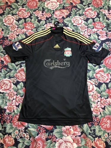 LIVERPOOL 2009 Men FOOTBALL SHIRT JERSEY Black M